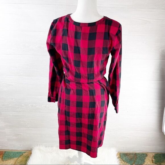 The Children’s Place Buffalo Plaid Family Shirt Dress - Picture 7 of 10